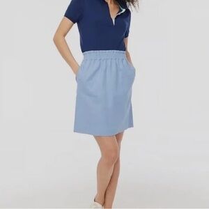J. Crew Light Blue A-Line Skirt